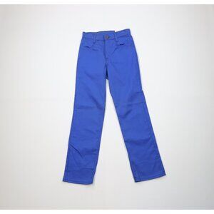 Deadstock Vintage 80s Levis 707 Student Fit 26x28 Straight Leg Jeans Blue USA